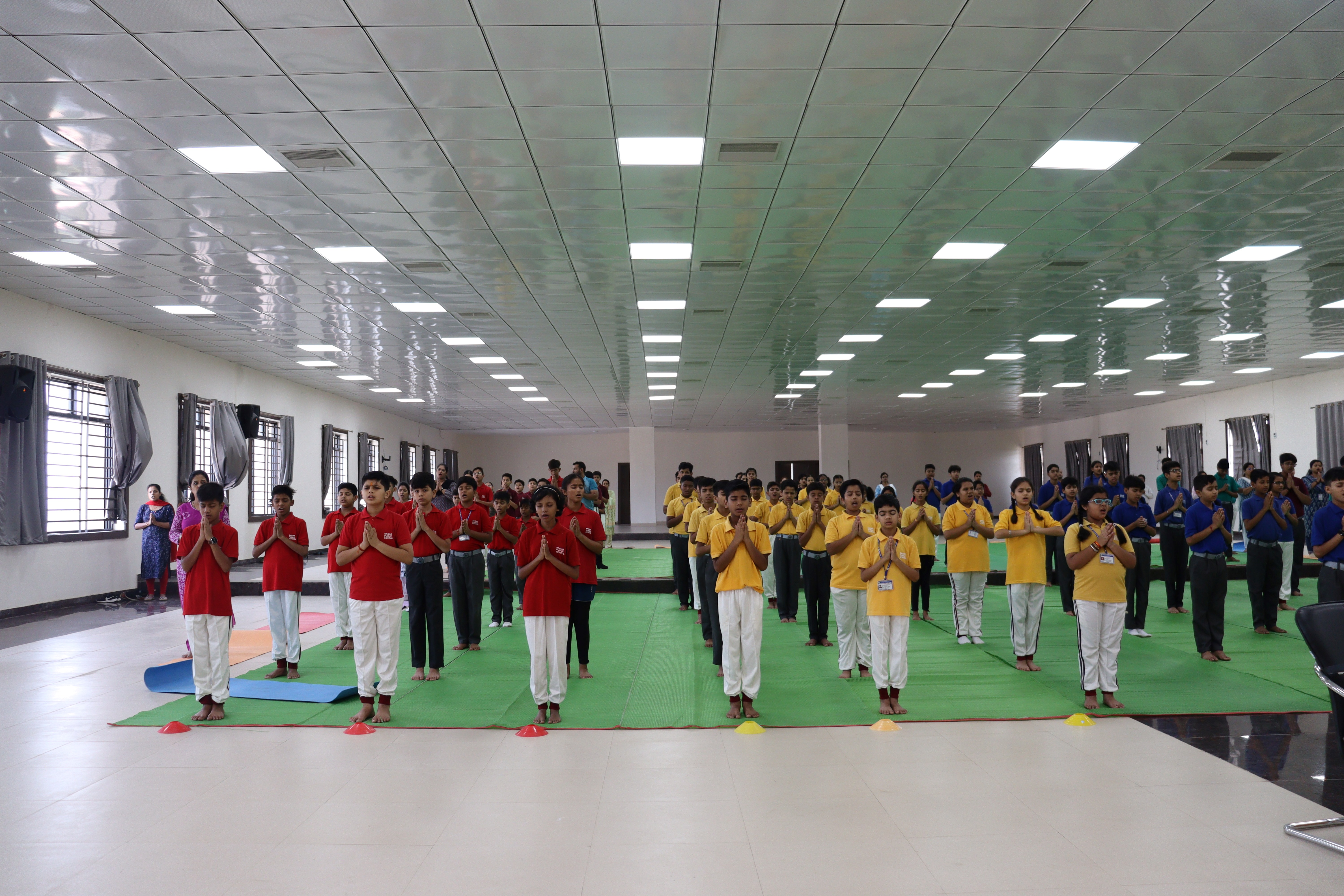 International Yoga Day celebrated @ SPS Dwarka Dham